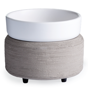 Grey Texture 2-in-1 Wax Warmer