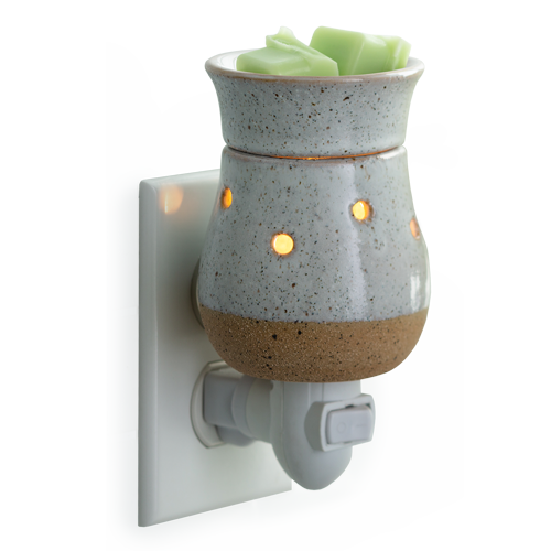 Rustic White Pluggable Wax Warmer